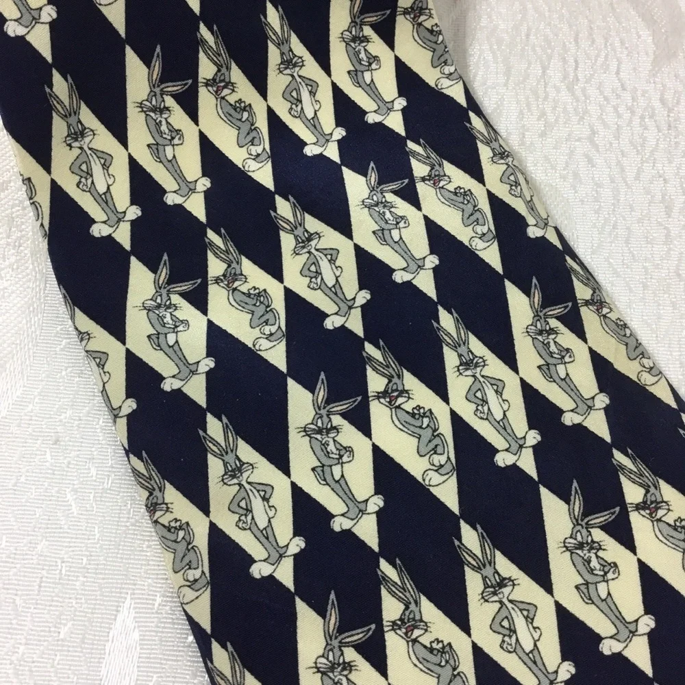Warner Bros. Studio Store 1997 Bugs Bunny Tie - Picture 2 of 5